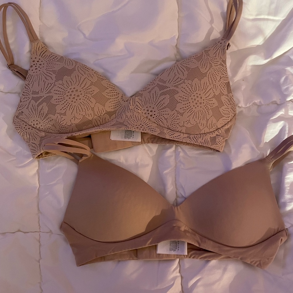 Aerie Sunnie Wireless Tan bra bundle of 2